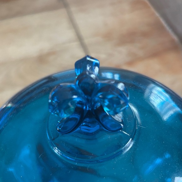 Vintage MCM Viking Glass Candy Jar - Picture 7 of 14